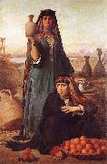 unknow artist Women Selling Water and Oranges on the Road to Heliopolis France oil painting artist